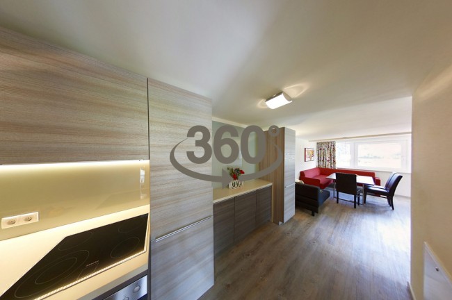 Appartement mit Küche und Esszimmer in Flachau