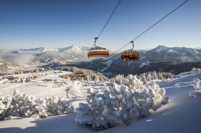Liftanlage und Skipiste © Flachau Tourismus