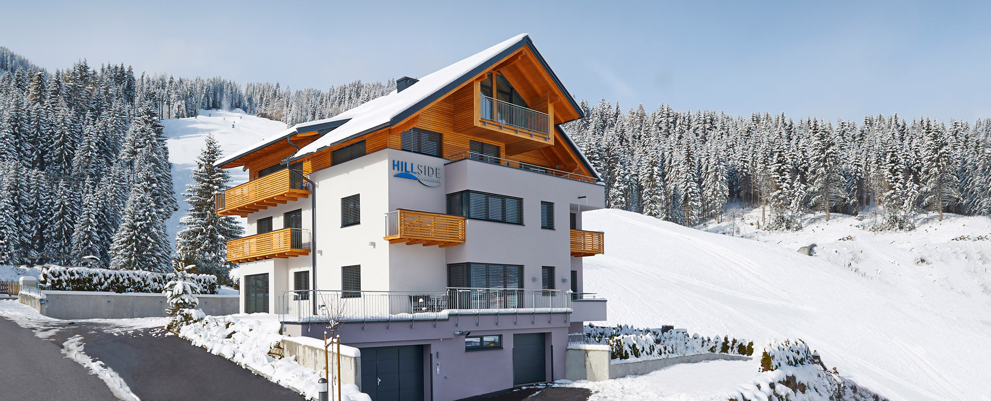 Aparthotel Hillside direkt an der Skipiste in Flachau