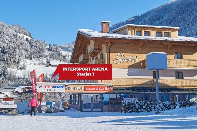 Intersport Arena, direkt beim Starjet 1 in Flachau